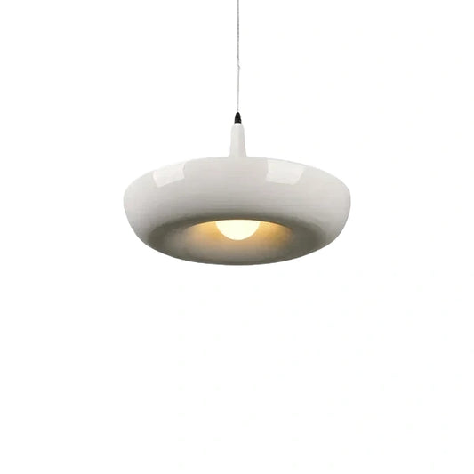 Crema Natural Black/White/Green Bowled Pendant Light – Metal Design for Dining Room