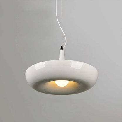 Natural White Pendant Light Annular with Smooth finish