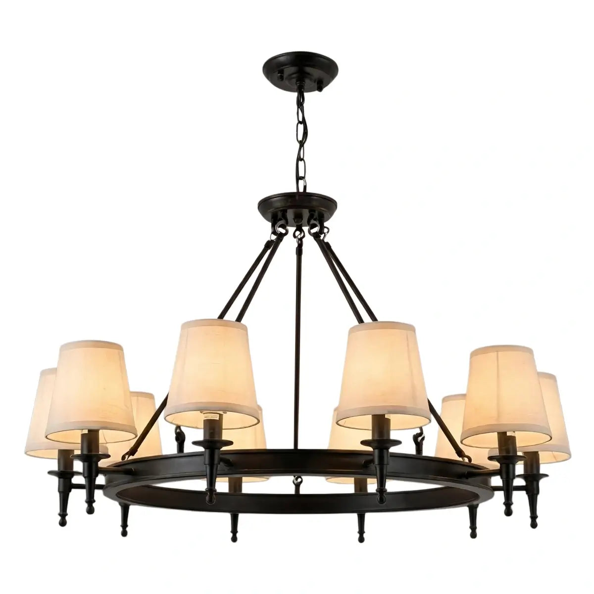 Nebula Vintage Black Chandelier