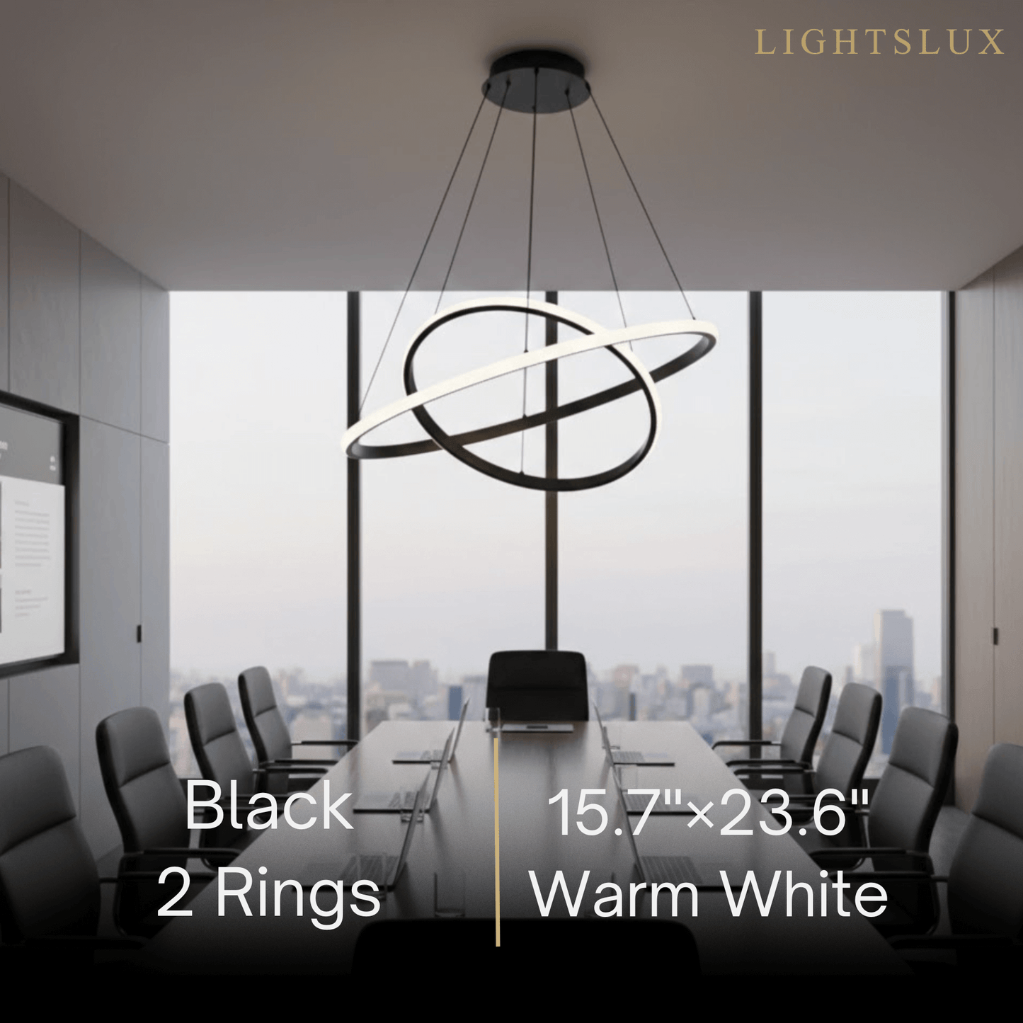 Velora Modern Metal Ring Pendant Light –  Fixture for Living