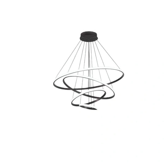 Velora Modern Metal Ring Pendant Light – Dimmable Fixture for Living