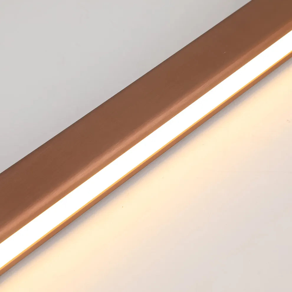 Minimalist Linear Pendant Light  LED Detail