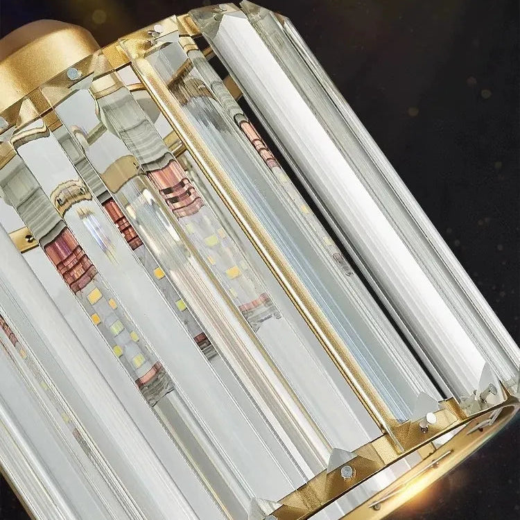 Ceiling Lamp – Metal/Acrylic Design in Black/Gold/Silver for Bedroom