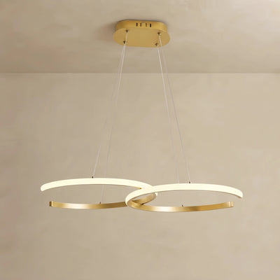 Pendant Light – Metal & Silica Gel Ring Dining Room