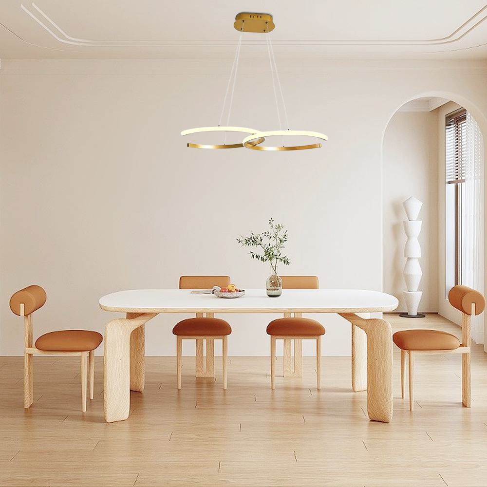 Gold Kitchen Island Pendant Light – Modern Metal Dining Room