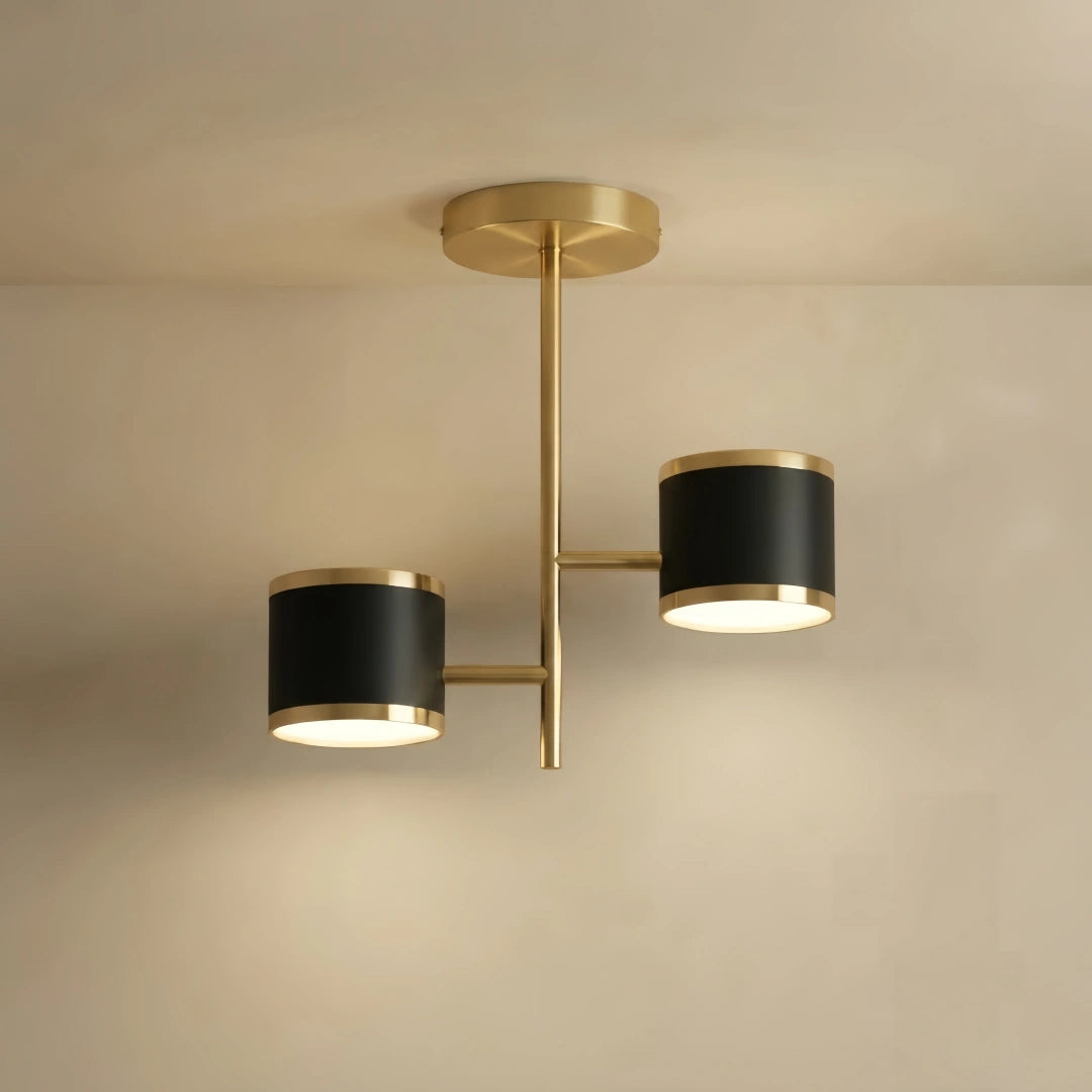 Modern LED Flush Mount Ceiling Light - Starry Night Effect