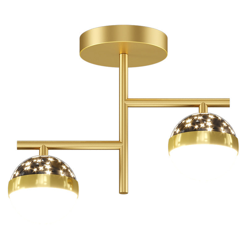 Modern LED Flush Mount Ceiling Light - Starry Night Effect