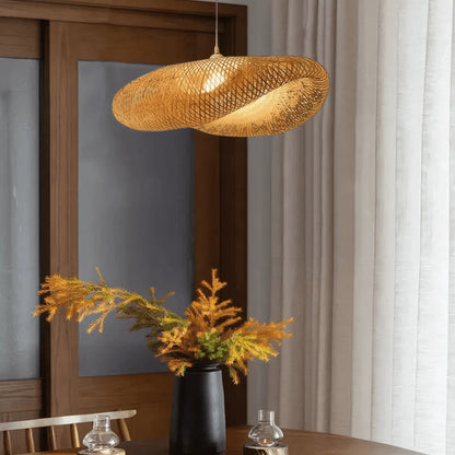 Natural Bamboo Pendant Light