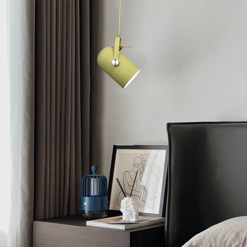 Pendant Light – Angle-Adjustable Metal Fixture for Bedroom