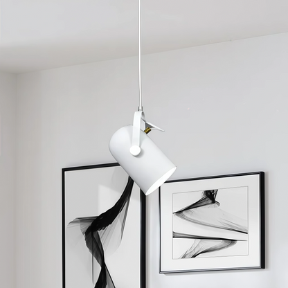 Morandia Modern Pendant Light – Angle-Adjustable Metal Fixture for Bedroom