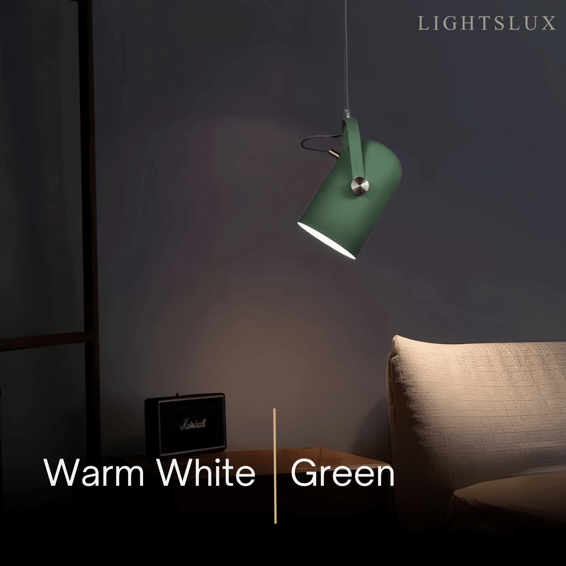 Morandia Modern Pendant Light – Angle-Adjustable Metal Fixture for Bedroom