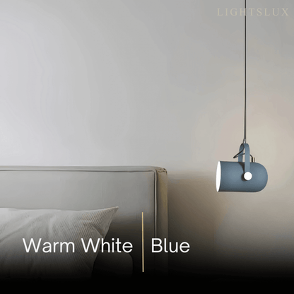 Morandia Modern Pendant Light – Angle-Adjustable Metal Fixture for Bedroom