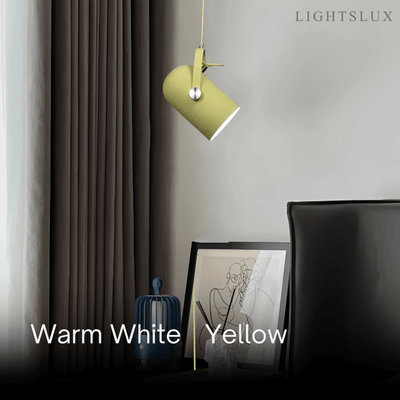 Morandia Modern Pendant Light – Angle-Adjustable Metal Fixture for Bedroom