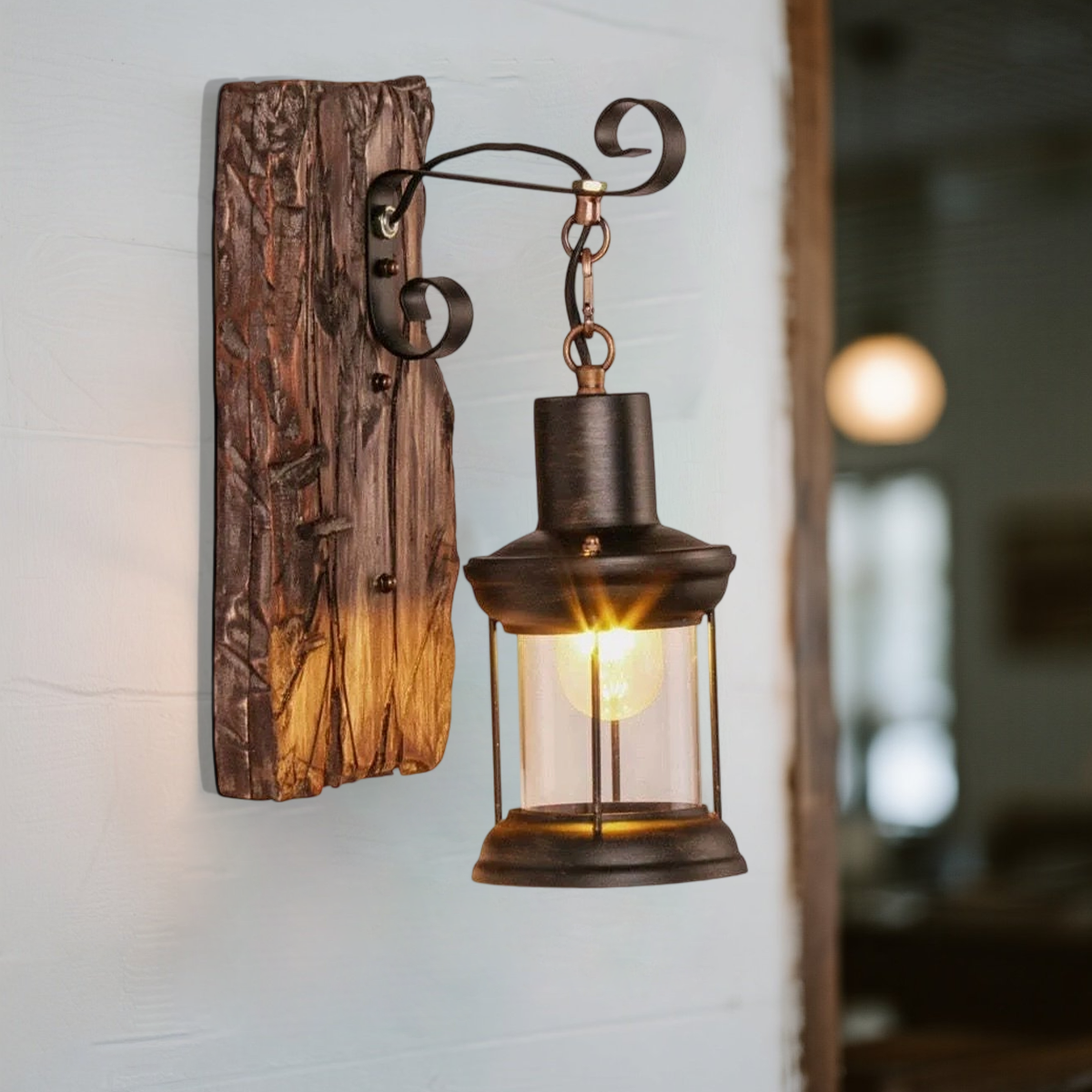 Vintage Indoor Wall Lamp Lantern