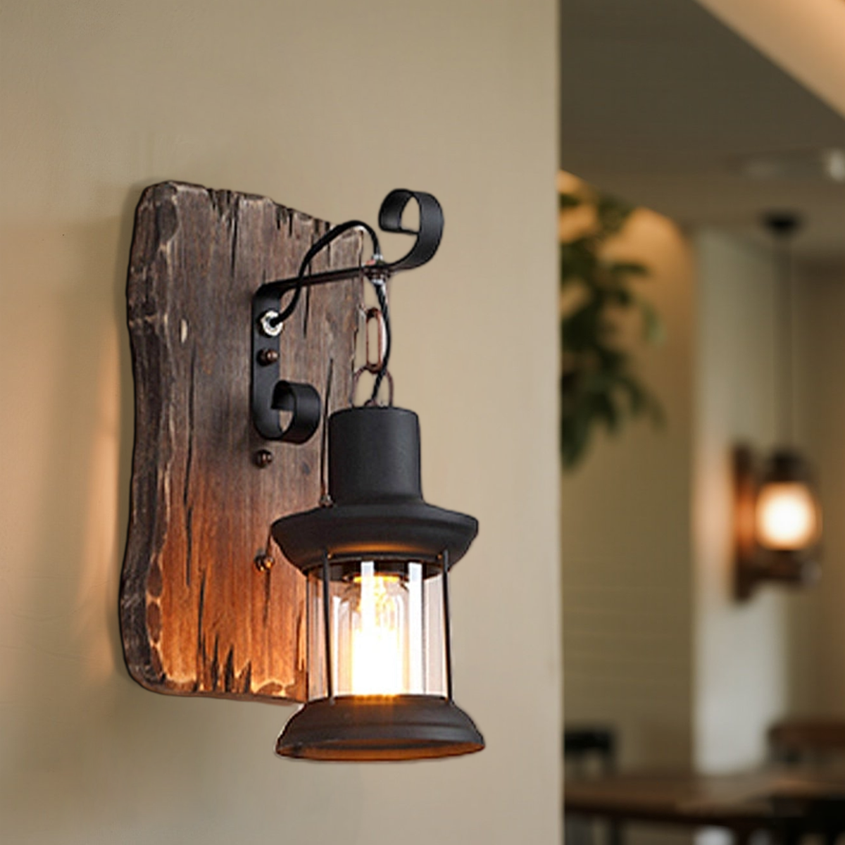 Vintage Indoor Wall Lamp Lantern
