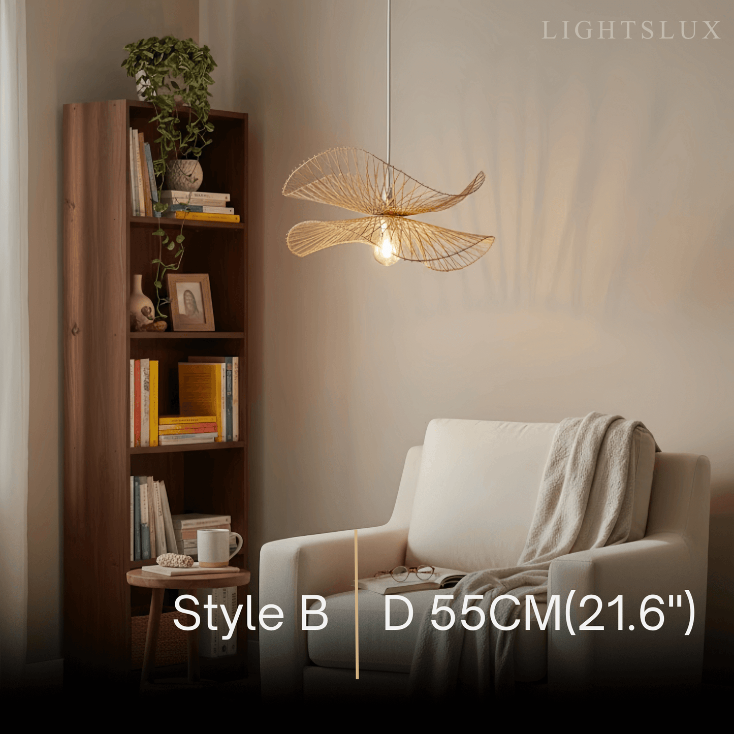 Bamburo Natural Rattan Pendant Light