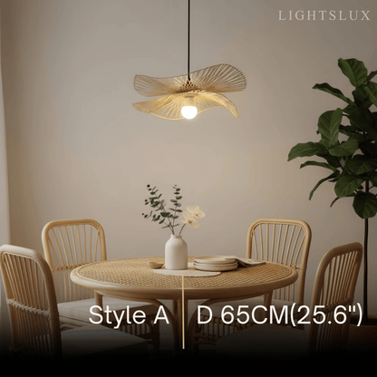 Bamburo Natural Rattan Pendant Light