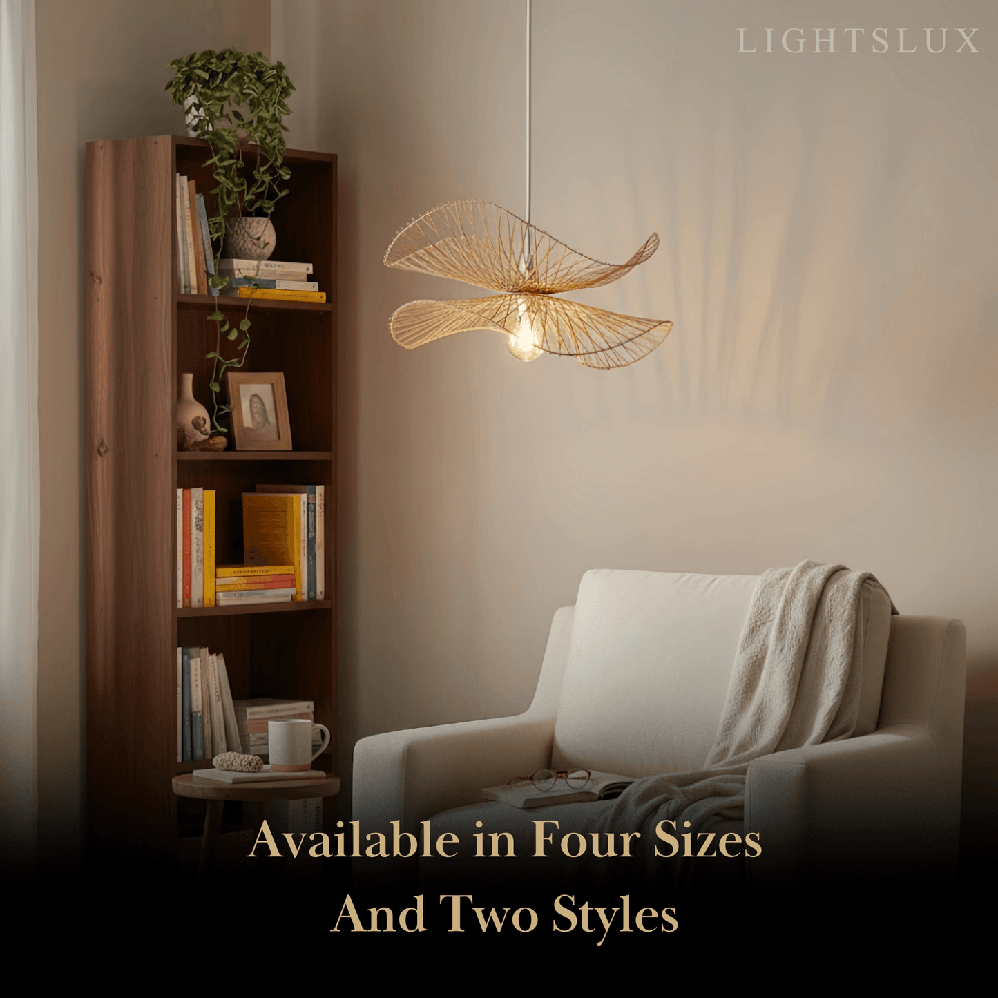 Bamburo Natural Rattan Pendant Light