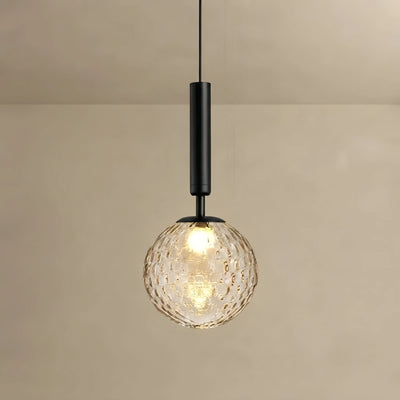 Vetro_Modern_Gold_Pendant_Light_Globular_Glass