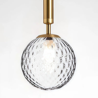 Vetro Modern Gold Pendant Light 