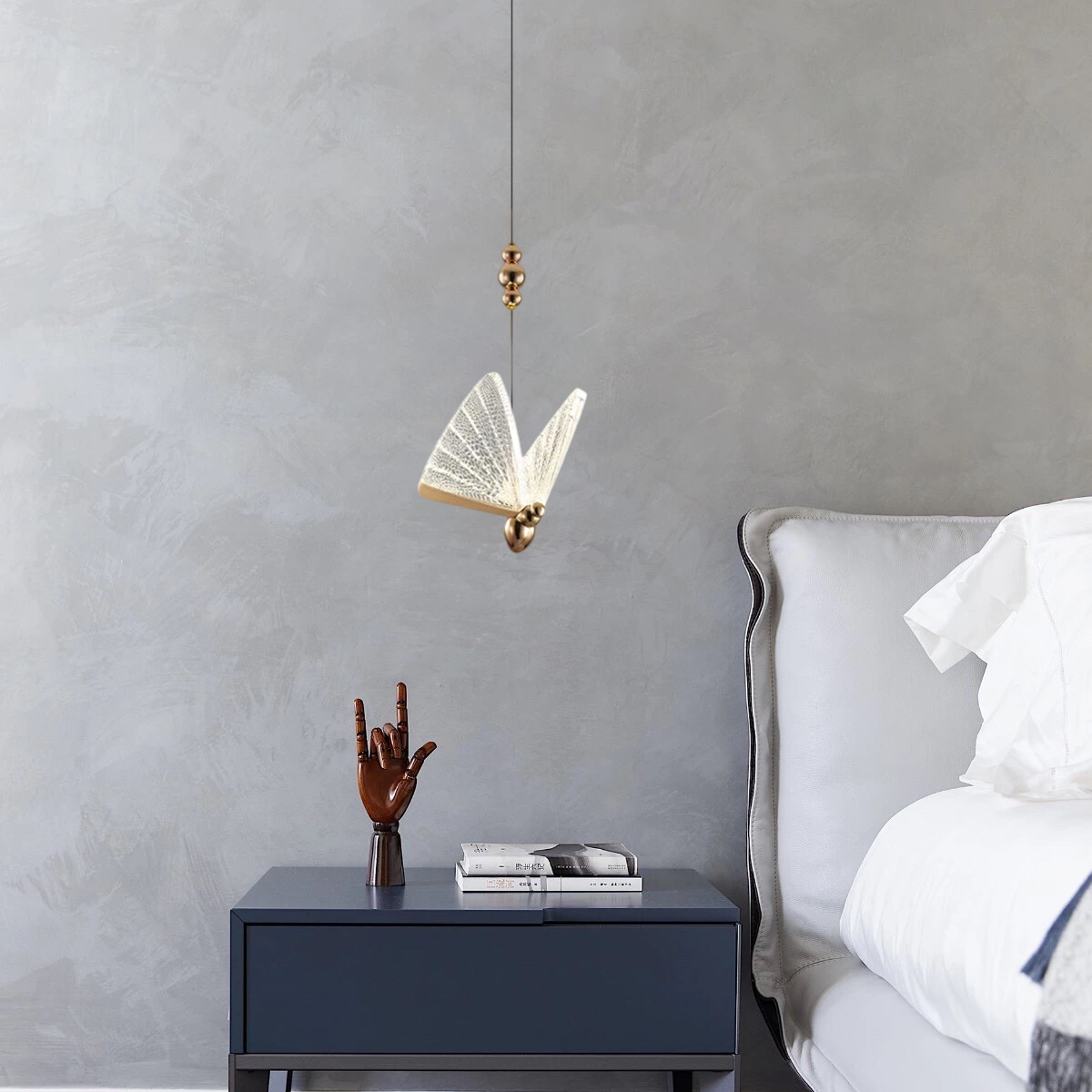 Art Deco Butterfly Pendant Light 