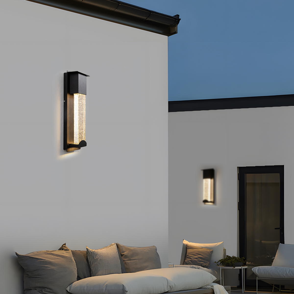 Modern Rectangle Outdoor Wall Lamp 