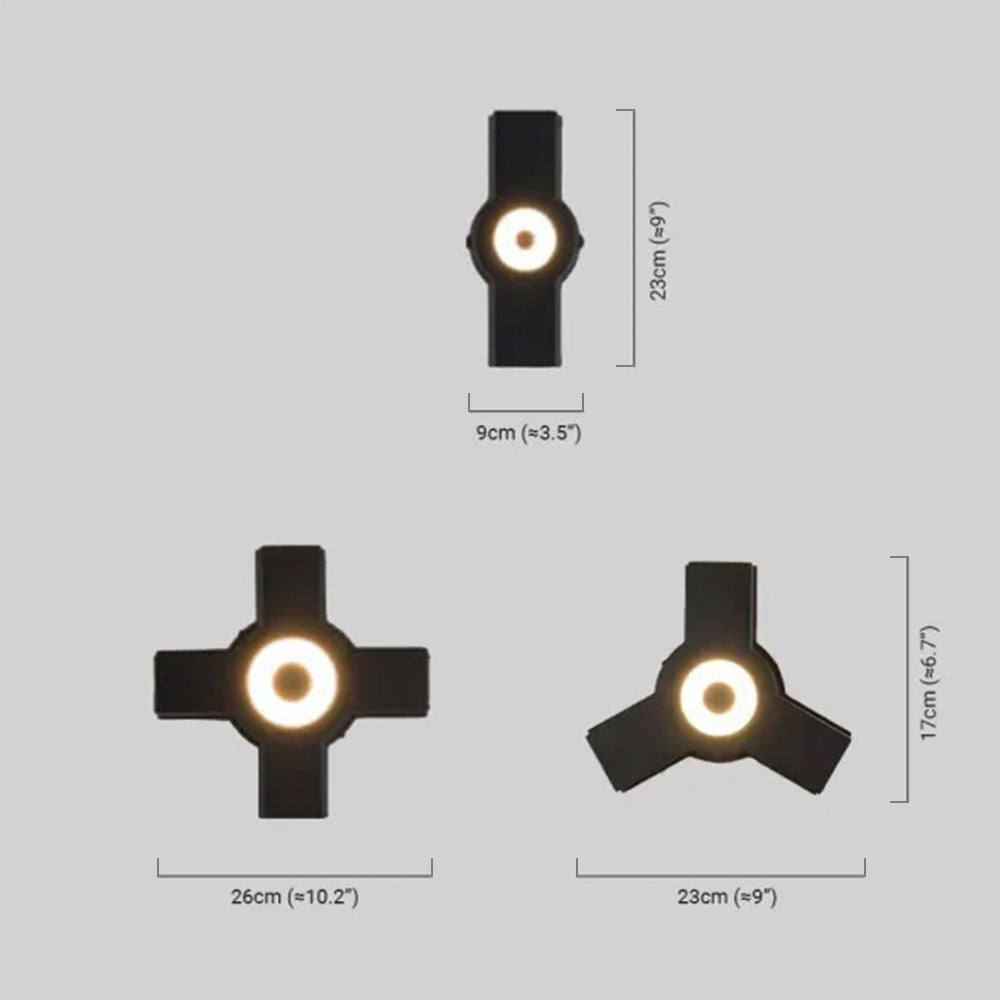 Minimalist Cruciform Wall Lamp