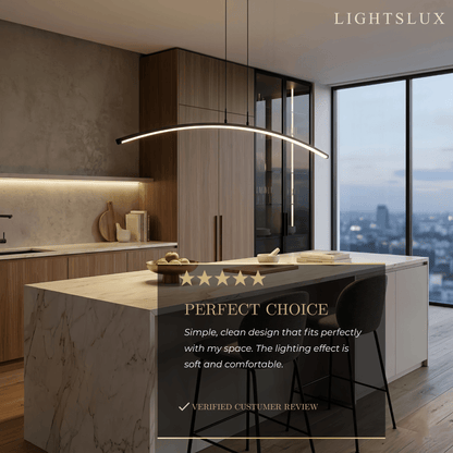 Arcato Minimalist Linear Pendant Light 