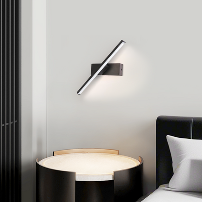 Modern Black Wall Lamp Linear for Living Room