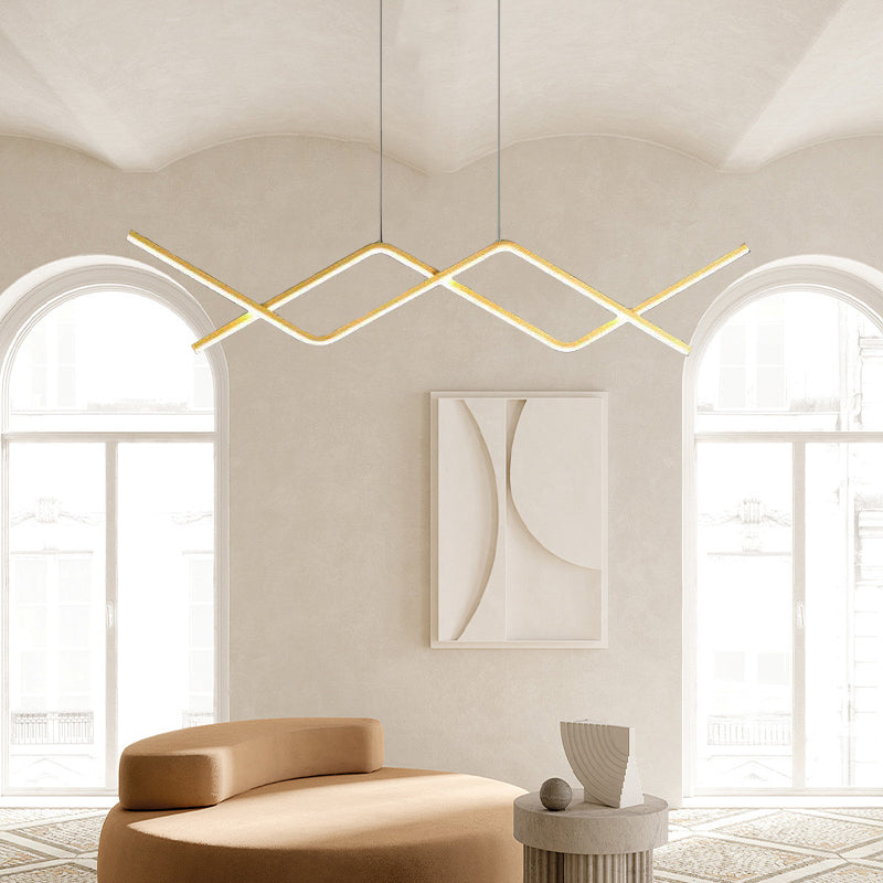 Minimalist Metal Gold Pendant Light