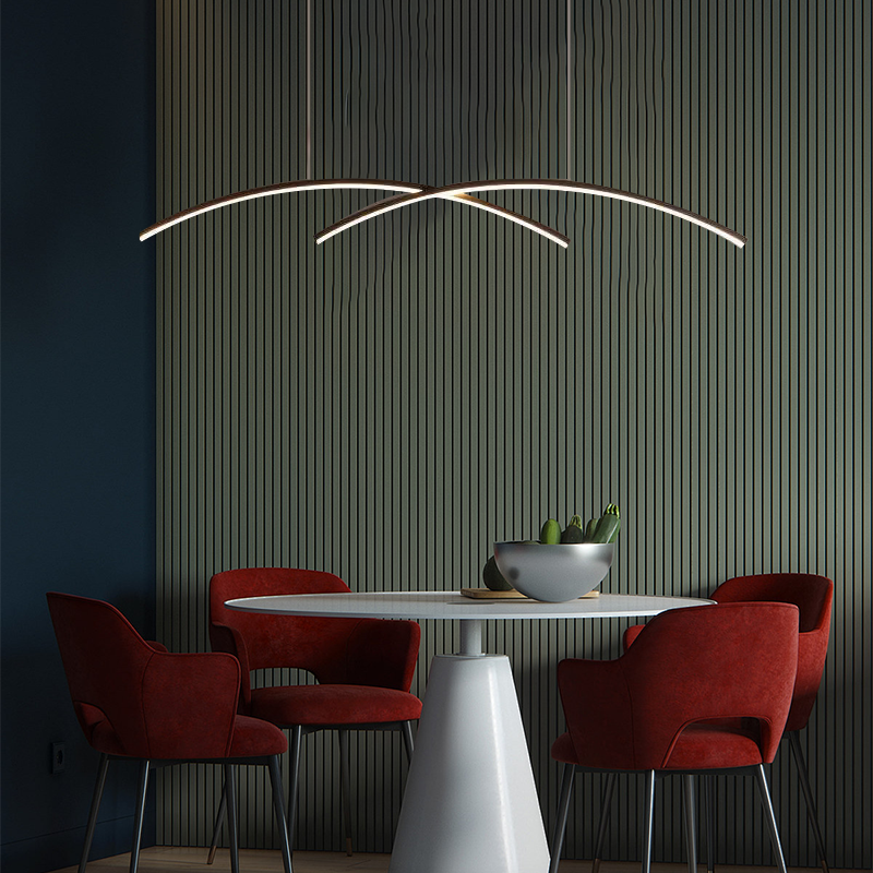 Minimalist Metal Black Pendant Light
