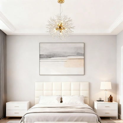 Chandelier – Gold Chrome Ceiling Light for Dining Room