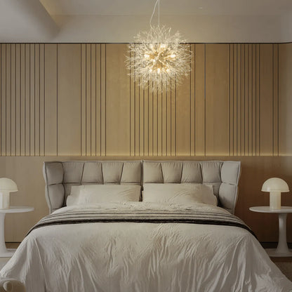 Chandelier – Gold Chrome Ceiling Light for Dining Room