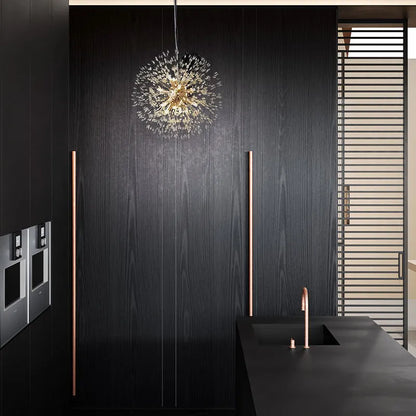 Chandelier – Gold Chrome Ceiling Light for Dining Room