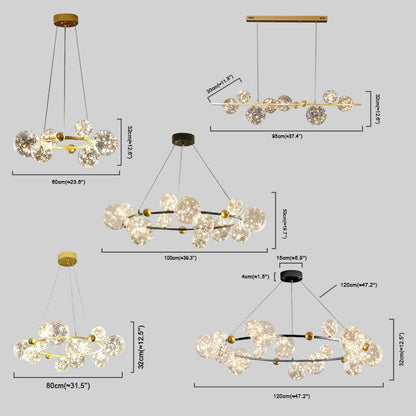 Modern Bubble Chandelier with 5 Styles