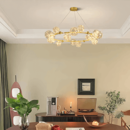 bubble Gold pendant light for living room