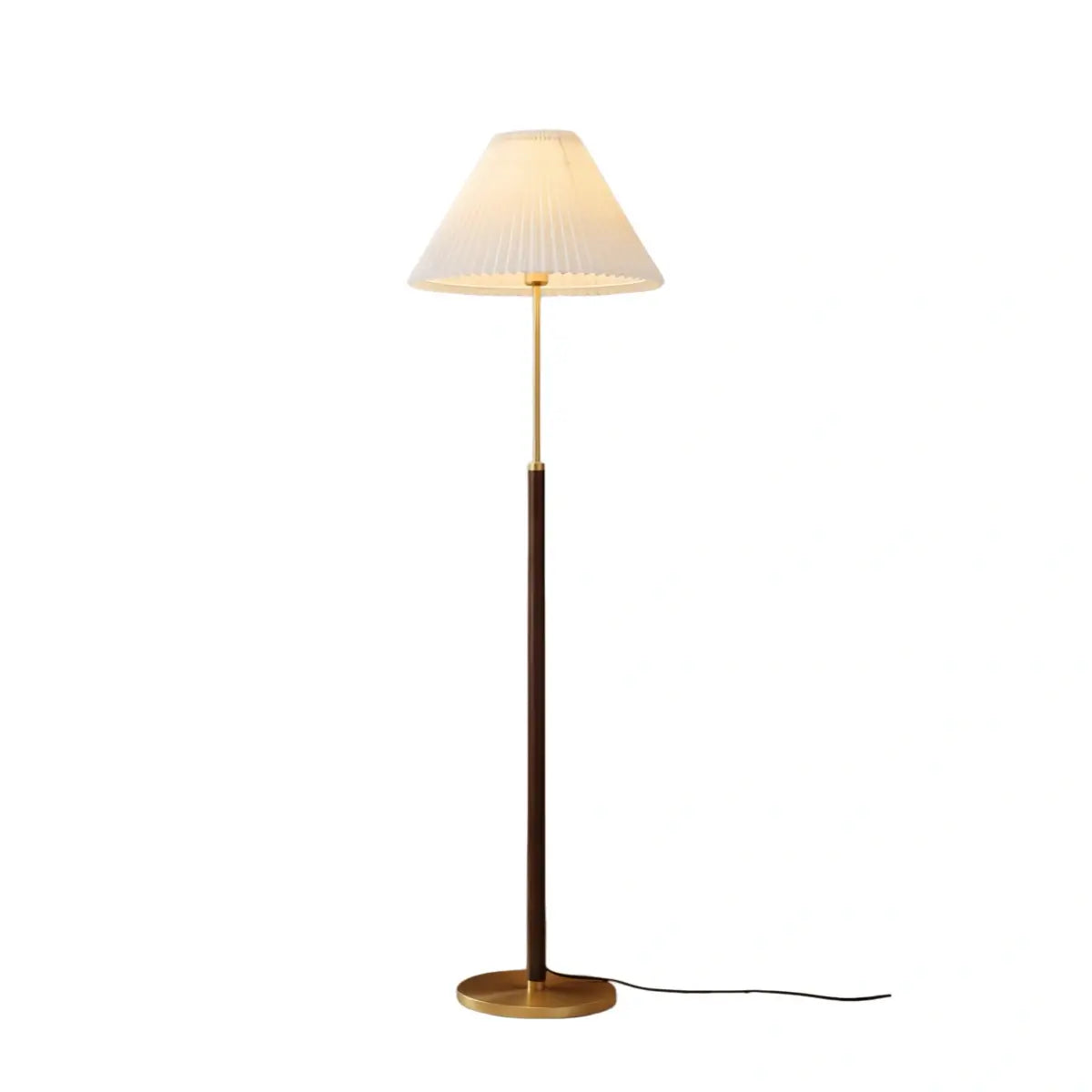 Crema Classical Walnut Floor/Table Lamp