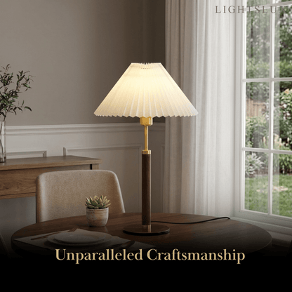 Crema Classical Walnut Floor/Table Lamp