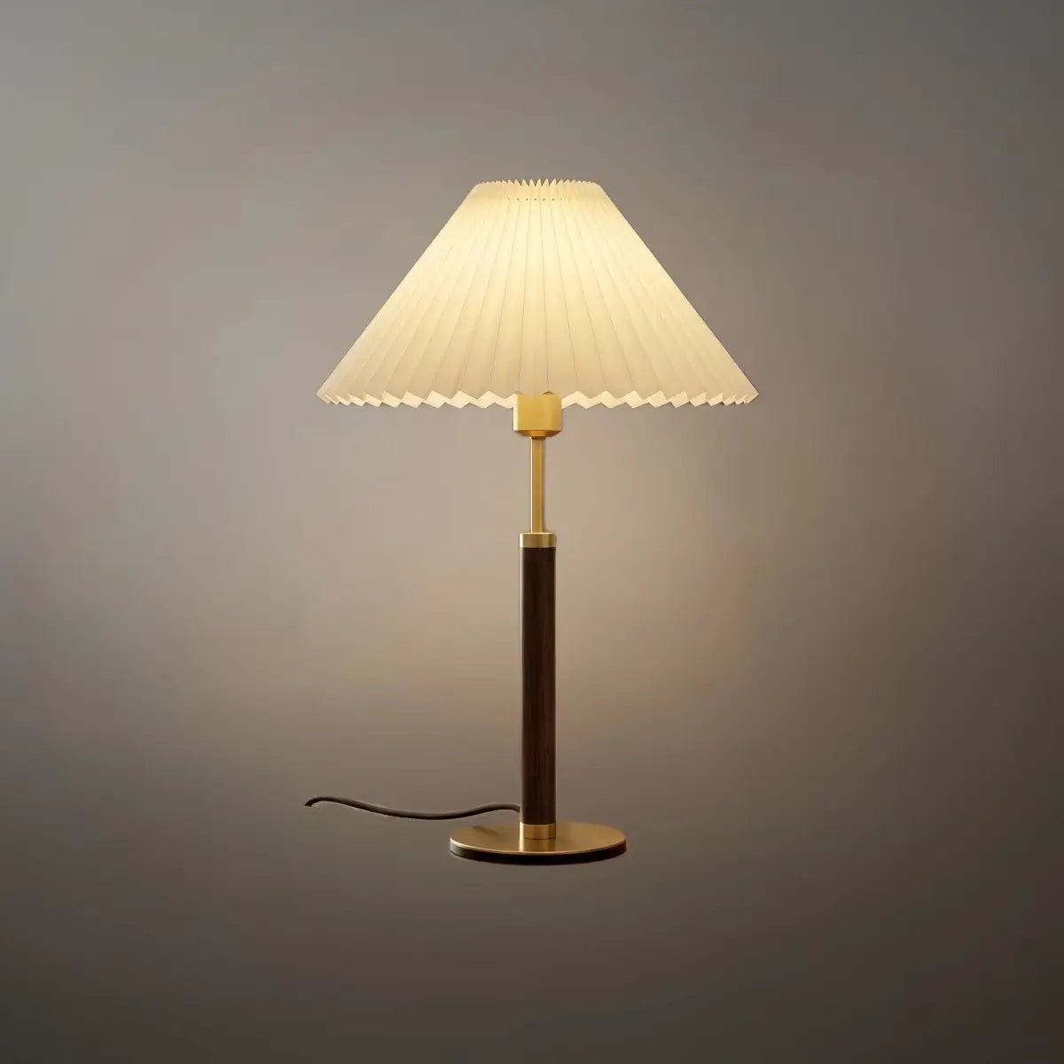 Crema Classical Walnut Floor/Table Lamp