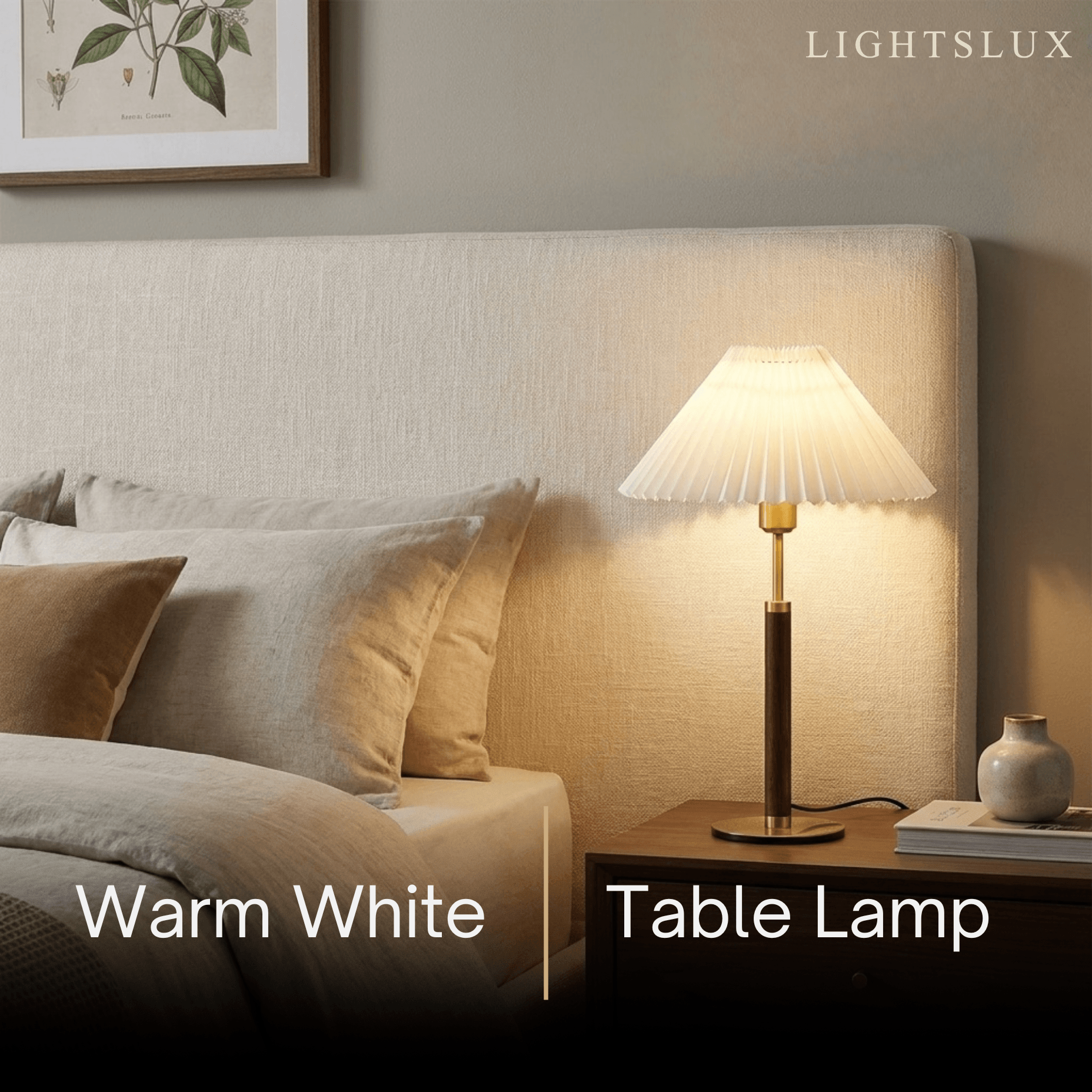 Crema Classical Walnut Floor/Table Lamp