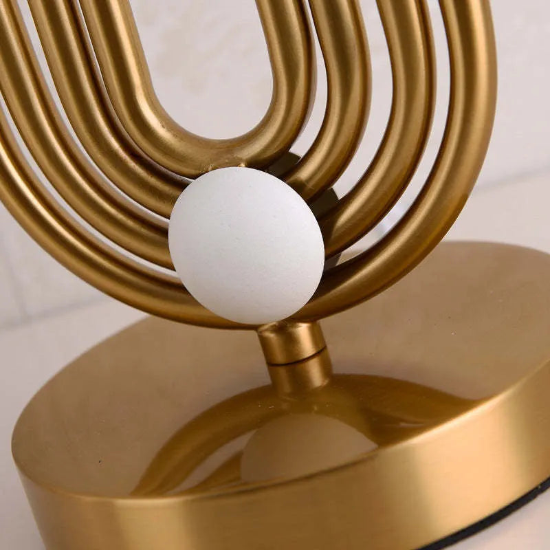 Vivara Modern Gold Floor/Table Lamp