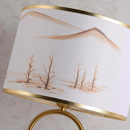 Vivara Modern Gold Floor/Table Lamp