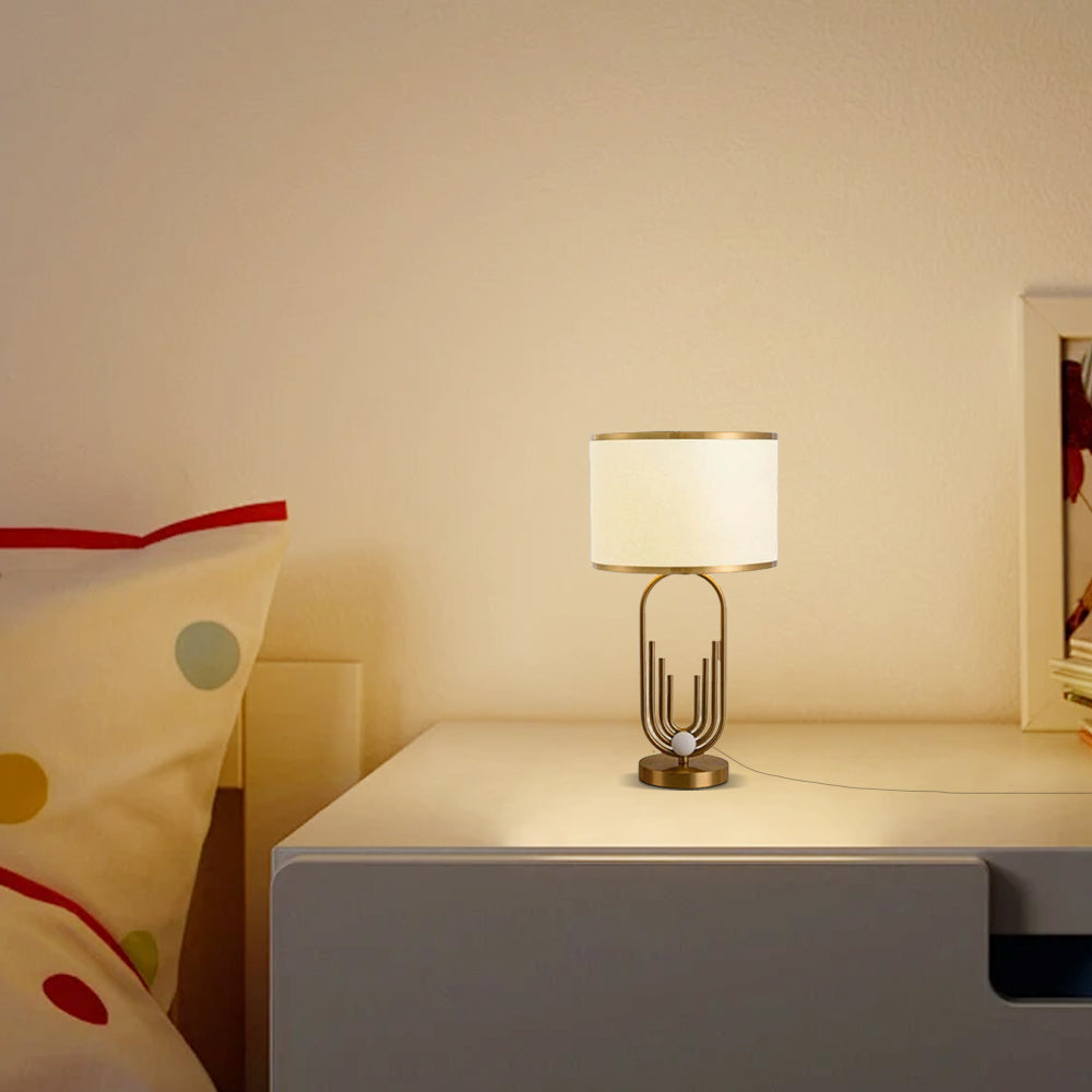 Vivara Modern Gold Floor/Table Lamp