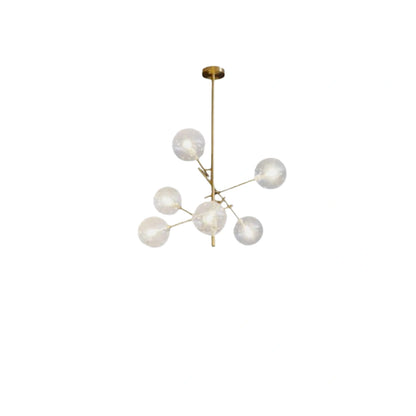 Nebula Designer Bubble Kronleuchter - Klarglas &amp; Metallarm für Esszimmer/Küche