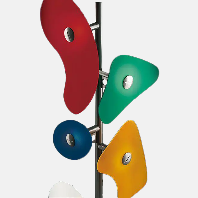Modern Multicolor Floor Lamp with ABS Lampshade