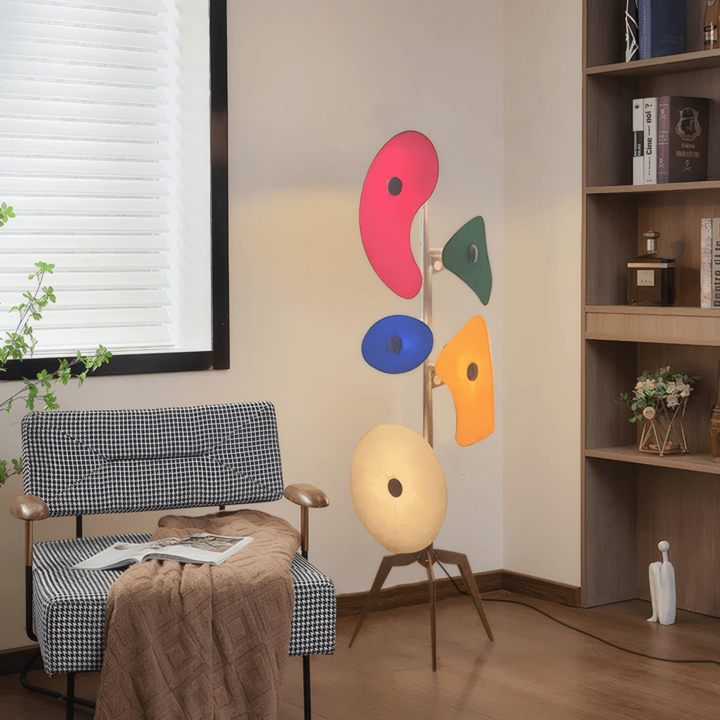 Modern Multicolor Floor Lamp for Study Room