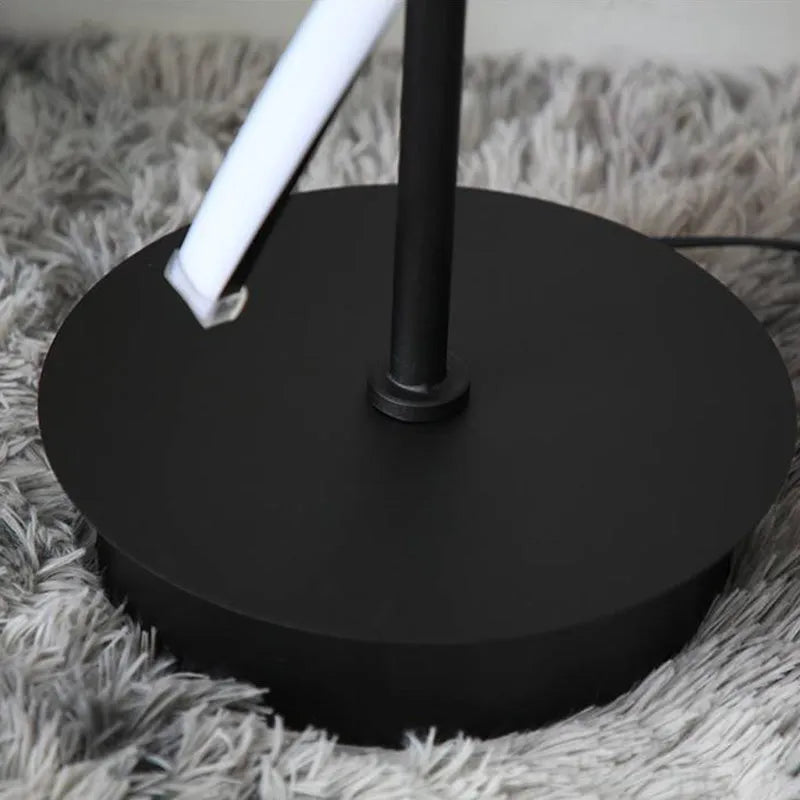 Modern Black & White Floor Lamp