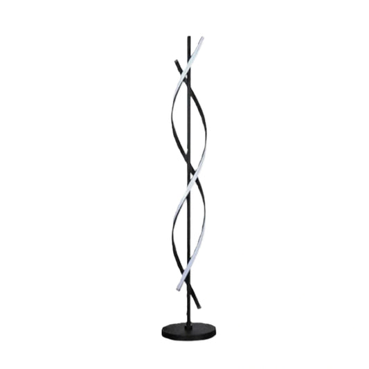Floor Lamp - Streamlined Metal Design for Living Room