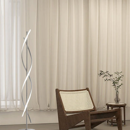 Modern Black & White Floor Lamp