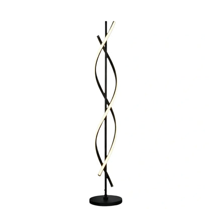  Arcato Modern Black & White Floor Lamp